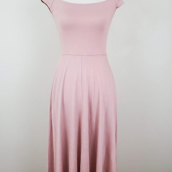 Reformation Marci Off Shoulder Midi Dress - Picture 5 of 15